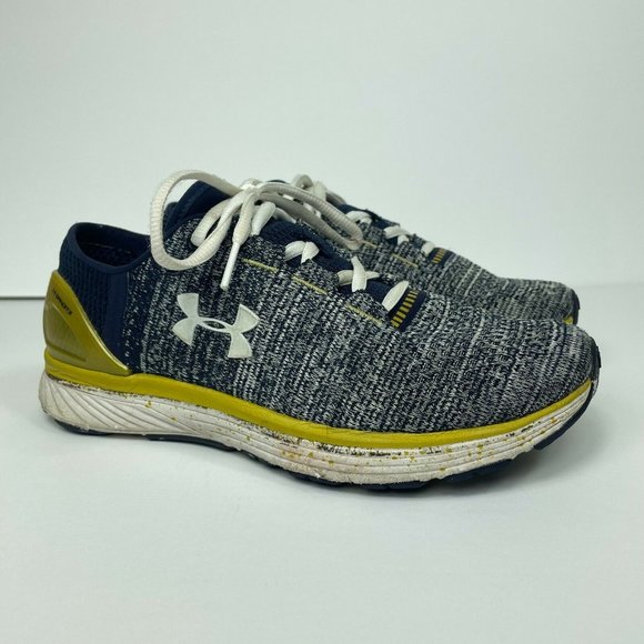 Under Armour Charged Bandit 3 Notre Dame Shoes - Picture 1 of 8